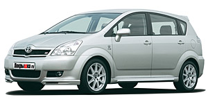 Toyota Corolla Verso (5 мест) 1-е поколение 2007-2009, коврики в салон