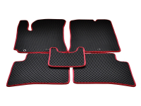 Kia Rio 3-е поколение (рестайлинг) 2015-2017, коврики салона