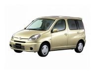 Toyota FunCargo 1999-2005 правый руль, ковры в салон